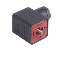 932106-100 HIRSCHMANN SOLENOID VALVE CONNECTOR<BR>FORM A DIN 2+G PG11 CG FW 250VAC/DC (BK)